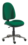 444/MEK CR židle kancelářská, Bondai, kříž chrom BONDAI BN15 (7008) - látka tyrkysová zeleň