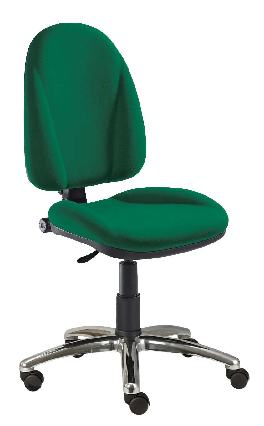 444/MEK CR židle kancelářská, Bondai, kříž chrom BONDAI BN15 (7008) - látka tyrkysová zeleň