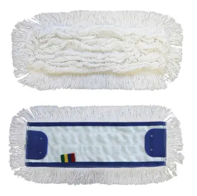 MOP - 03 mop plochý uzlíčkový se záložkami OPTIMUM, bavlna, 40 cm