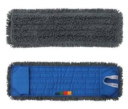 MOP - 06 mop s kapsami STANDARD, z mikrovlákna, 40 cm, šedý
