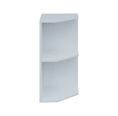 OZV 2 - 4 kancelářská skříň rohová, pravá, 750x400x400, bílá