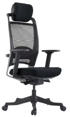 HANAH židle kancelářská, černá