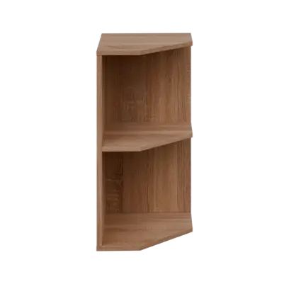 OZV 2 - 4 kancelářská skříň rohová, pravá, 750x400x400, dub bardolino