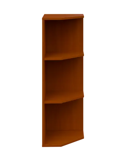 OZV 3 - 4 kancelářská skříň rohová, pravá, 1100x400x400, třešeň šumavská