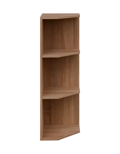 OZV 3 - 4 kancelářská skříň rohová, pravá, 1100x400x400, dub bardolino