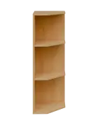 OZV 3 - 4 kancelářská skříň rohová, pravá, 1100x400x400, javor horský