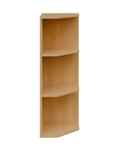 OZV 3 - 4 kancelářská skříň rohová, pravá, 1100x400x400, javor horský