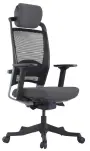 HANAH židle kancelářská, šedá