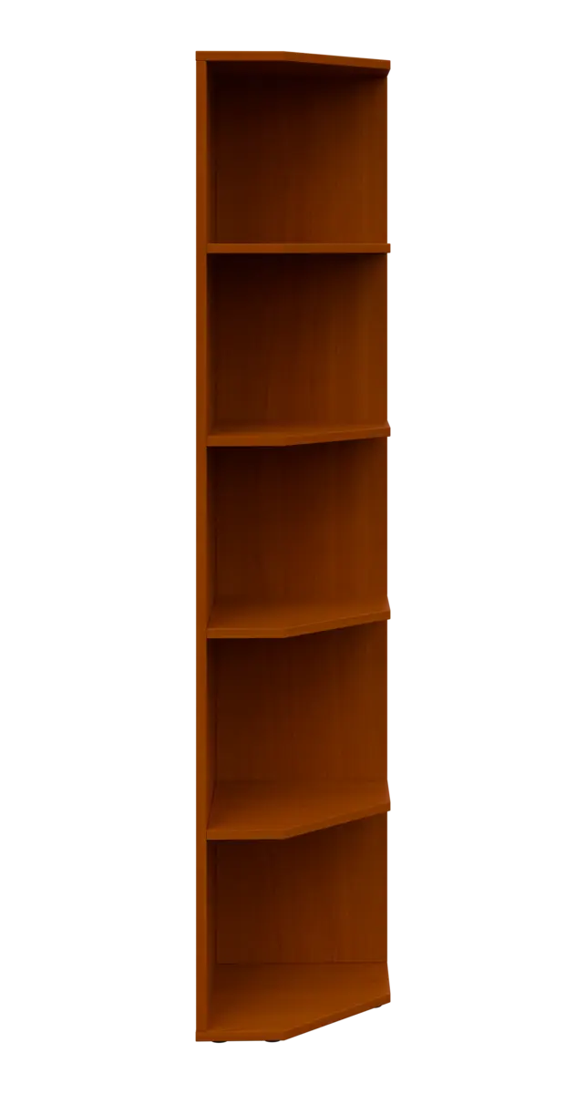 OZV 5 - 4 kancelářská skříň rohová, pravá, 1800x400x400, třešeň šumavská