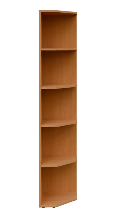 OZV 5 - 4 kancelářská skříň rohová, pravá, 1800x400x400, buk royal