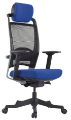 HANAH židle kancelářská, modrá