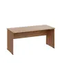 LP 27 - 16 stůl kancelářský, dřevěná podnož, deska 25 mm, široký 1600 mm, dub bardolino