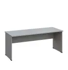 LP 27 - 18 stůl kancelářský, dřevěná podnož, deska 25 mm, široký 1800 mm, šedá