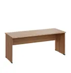 LP 27 - 18 stůl kancelářský, dřevěná podnož, deska 25 mm, široký 1800 mm, dub bardolino