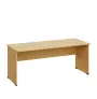 LP 27 - 18 stůl kancelářský, dřevěná podnož, deska 25 mm, široký 1800 mm, javor horský