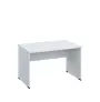 LP 28 - 12 stůl kancelářský, dřevěná podnož, deska 25 mm, široký 1200 mm, bílá