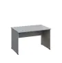 LP 28 - 12 stůl kancelářský, dřevěná podnož, deska 25 mm, široký 1200 mm, šedá