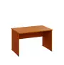 LP 28 - 12 stůl kancelářský, dřevěná podnož, deska 25 mm, široký 1200 mm, třešeň šumavská
