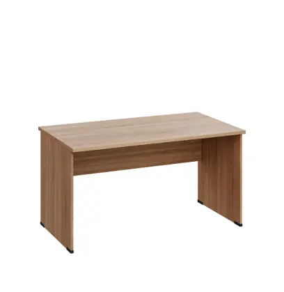 LP 28 - 14  stůl kancelářský, dřevěná podnož, deska 25 mm lamino - dub bardolino