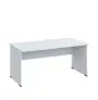 LP 28 - 16 stůl kancelářský, dřevěná podnož, deska 25 mm, široký 1600 mm, bílá