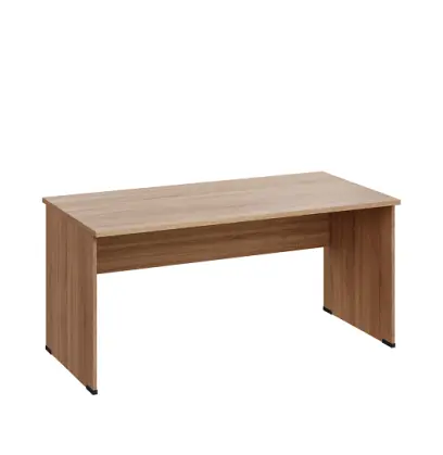 LP 28 - 16  stůl kancelářský, dřevěná podnož, deska 25 mm lamino - dub bardolino