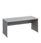 LP 28 - 18 stůl kancelářský, dřevěná podnož, deska 25 mm, široký 1800 mm, šedá