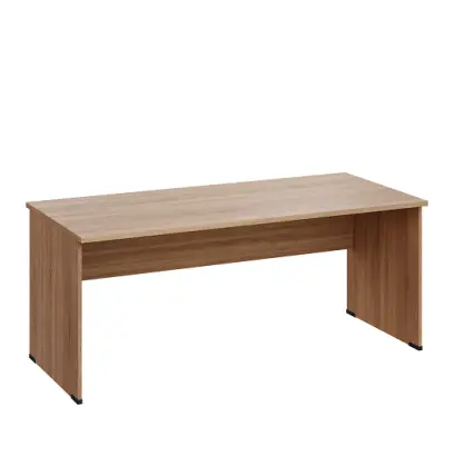 LP 28 - 18  stůl kancelářský, dřevěná podnož, deska 25 mm lamino - dub bardolino