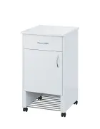 NSL - 12 HPL stolek noční k lůžku, levostranný, lamino - bílá