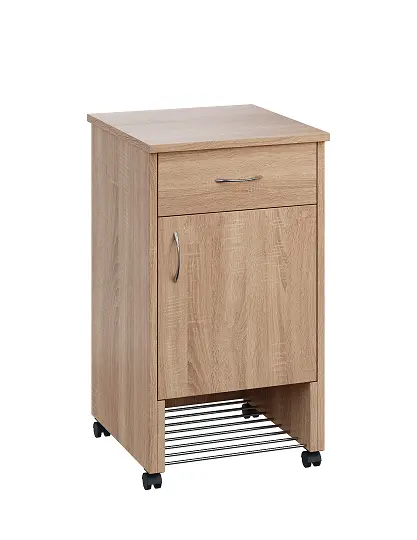 NSL - 12 HPL stolek noční k lůžku, pravostranný, lamino - dub bardolino