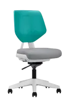 SAMANTA židle balanční, šedá/zelená