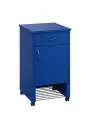 NSL - 12 HPL stolek noční k lůžku, pravostranný, lamino - královská modř
