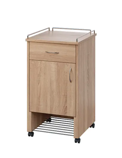 NSL - 12 KO stolek noční k lůžku, levostranný, lamino - dub bardolino