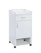 NSL - 12 KO stolek noční k lůžku, pravostranný, lamino - bílá