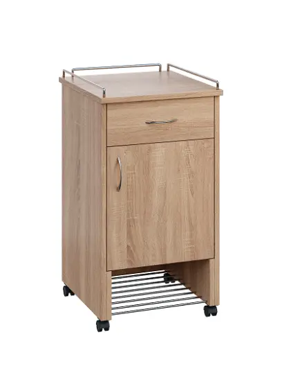 NSL - 12 KO stolek noční k lůžku, pravostranný, lamino - dub bardolino