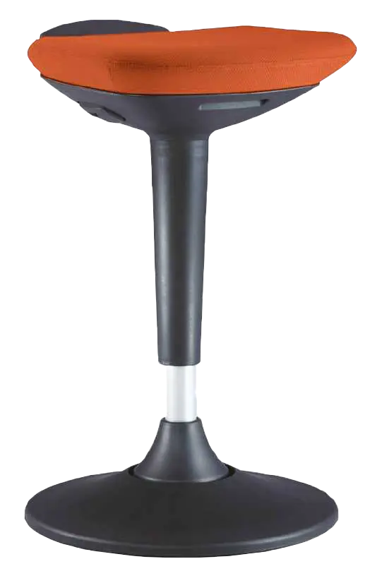 BALI stolička, otočná, látka oranžová