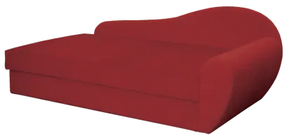 MATYLDA rošt, válenda celočalouněná, koženka HOLY CE 2 - koženka malinová