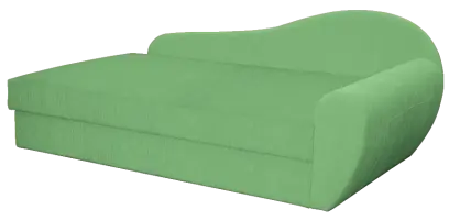 MATYLDA rošt, válenda celočalouněná, koženka HOLY Z 2 - koženka zelinkavá