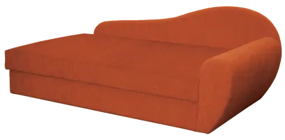 MATYLDA rošt, válenda celočalouněná, koženka OTO P 2 - koženka cihlová