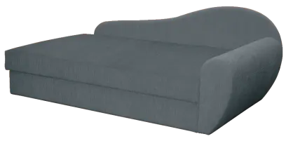 MATYLDA rošt, válenda celočalouněná, koženka OTO SA 2 - koženka tmavě šedá