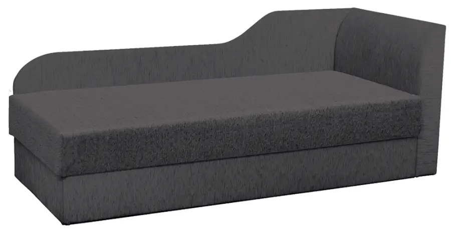 MICHELLE rošt, válenda celočalouněná, látka BEST 06 - látka tm.šedý melír