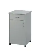 NSL - 14 HPL stolek noční k lůžku, levostranný lamino - šedá