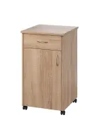 NSL - 14 HPL stolek noční k lůžku, levostranný lamino - dub bardolino