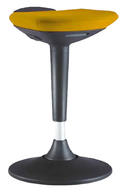 BALI stolička, otočná, látka tmavě žlutá