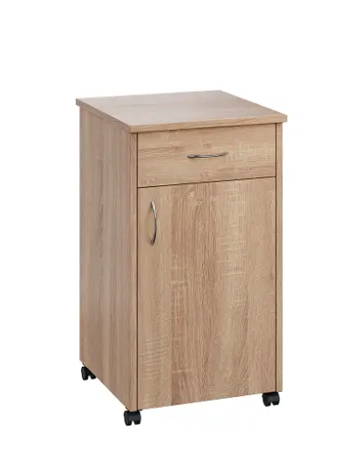 NSL - 14 HPL stolek noční k lůžku, pravostranný lamino - dub bardolino