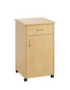 NSL - 14 HPL stolek noční k lůžku, pravostranný lamino - javor horský