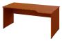 EZL 28 - 184 stůl kancelářský, rohový, pravý, dřevěná podnož, deska 25 mm, široký 1800 mm, třešeň šumavská