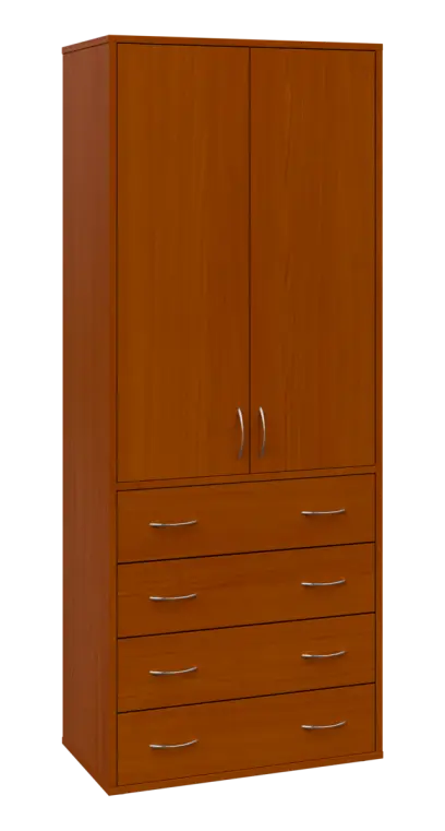 OV 5 - 84ZD kancelářská skříň, 2-dveřová/zásuvky, 1800x800x400, třešeň šumavská