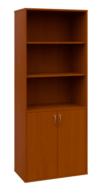 OV 5 - 8DN3 kancelářská skříň, 2-dveřová/nika, 1800x800x400, třešeň šumavská