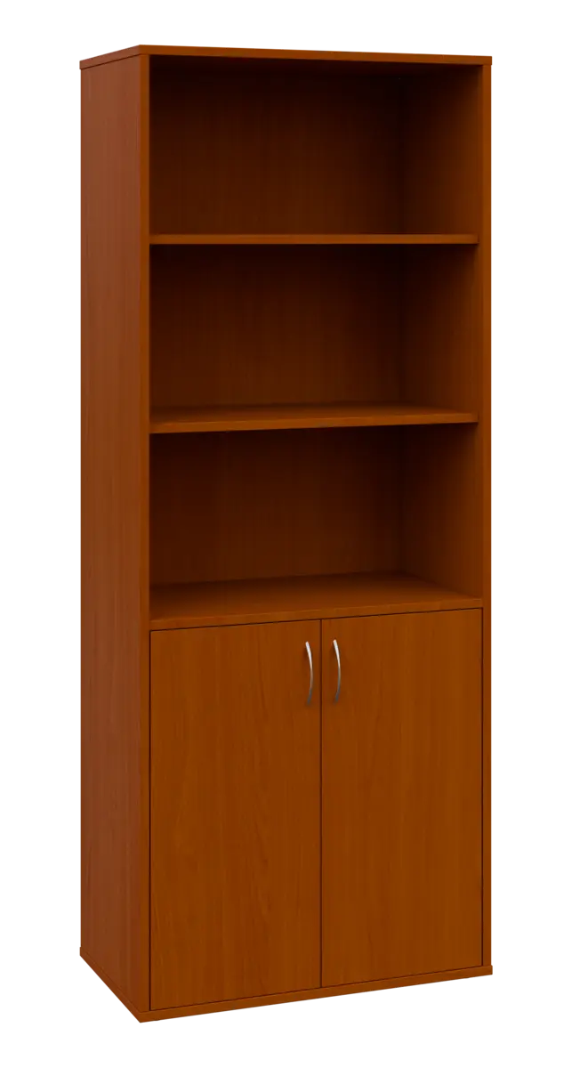 OV 5 - 8DN3 kancelářská skříň, 2-dveřová/nika, 1800x800x400, třešeň šumavská