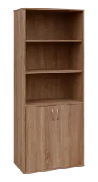 OV 5 - 8DN3 kancelářská skříň, 2-dveřová/nika, 1800x800x400, dub bardolino